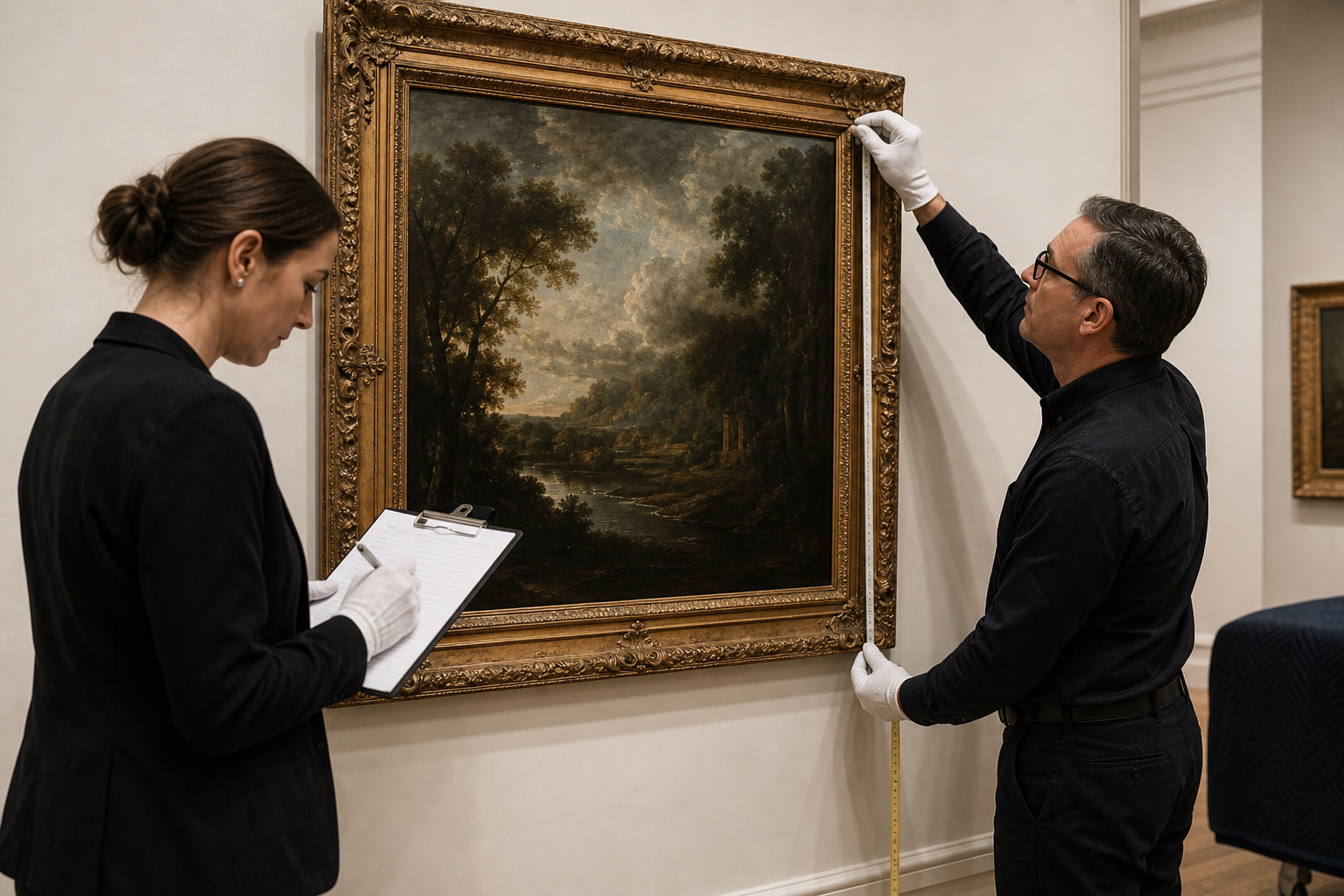 Documented process for heritage art logistics
