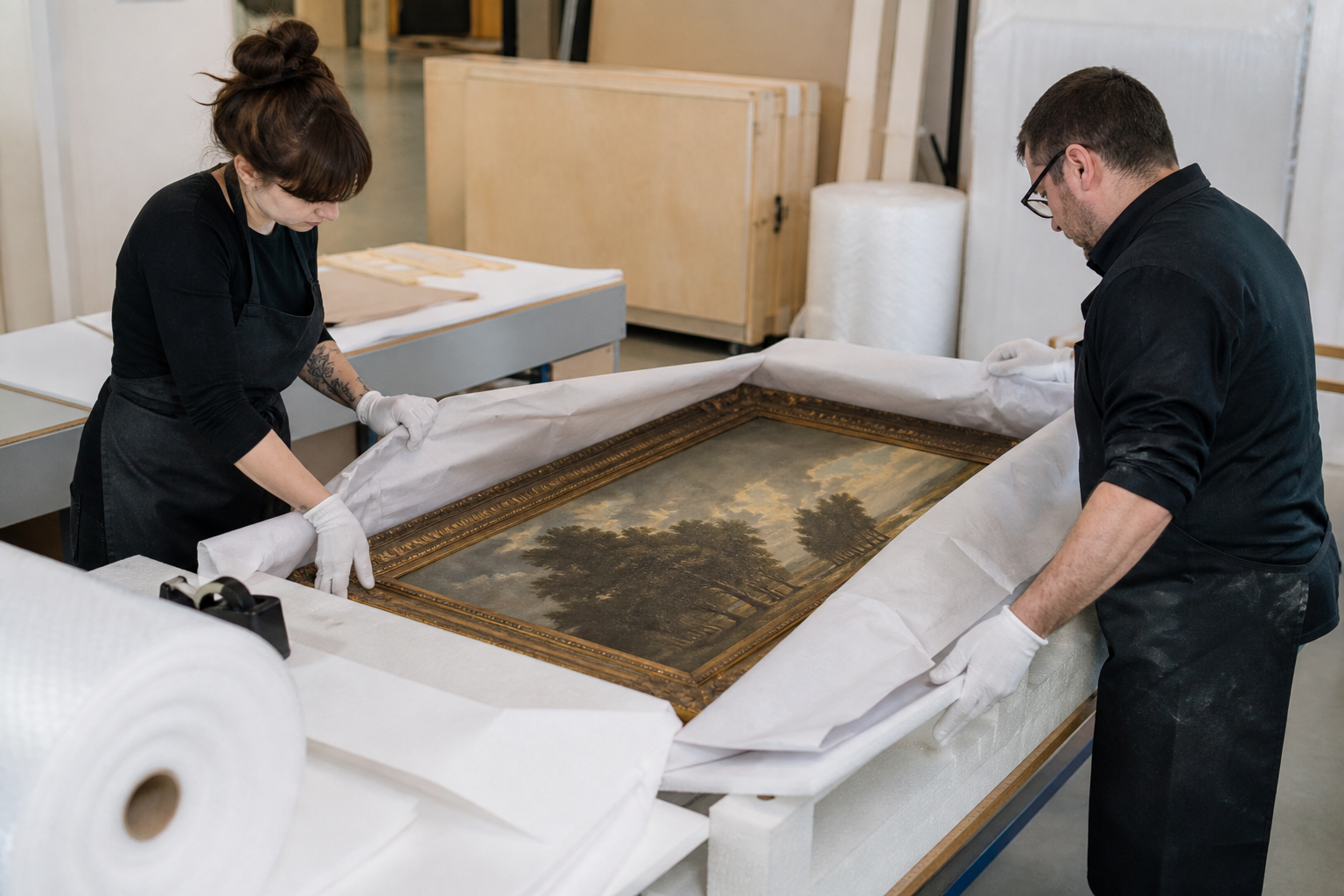Art galleries — fine art logistics India by MoveNXT