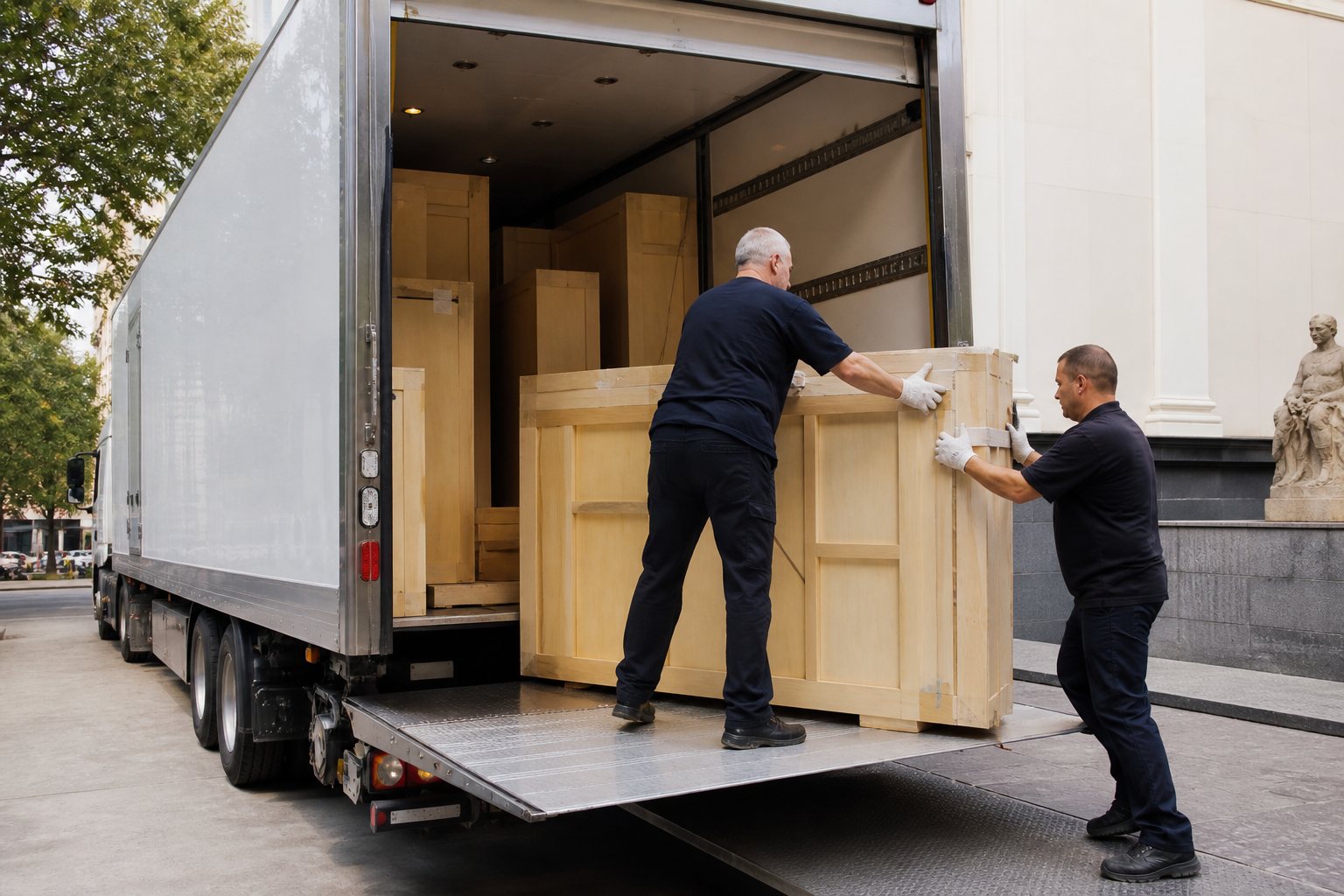 Custom fine art crating and packing