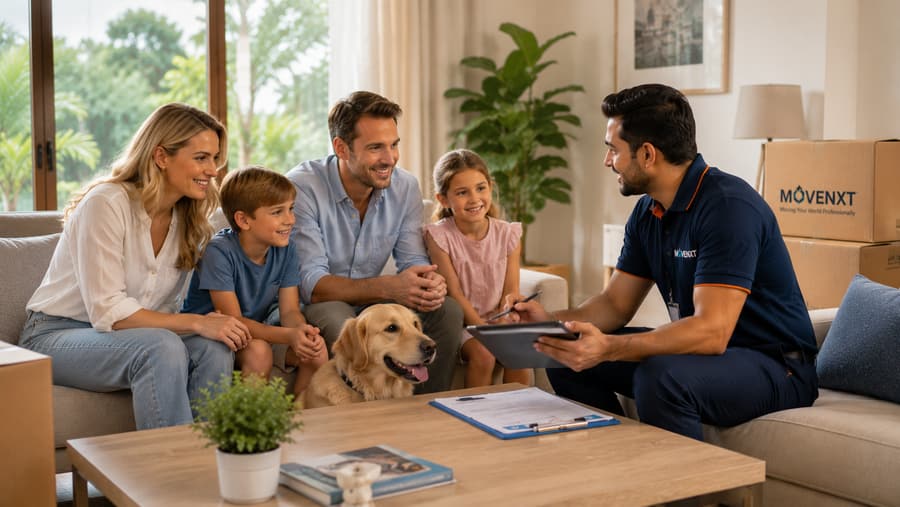 Household Relocation India survey and quote for home moving