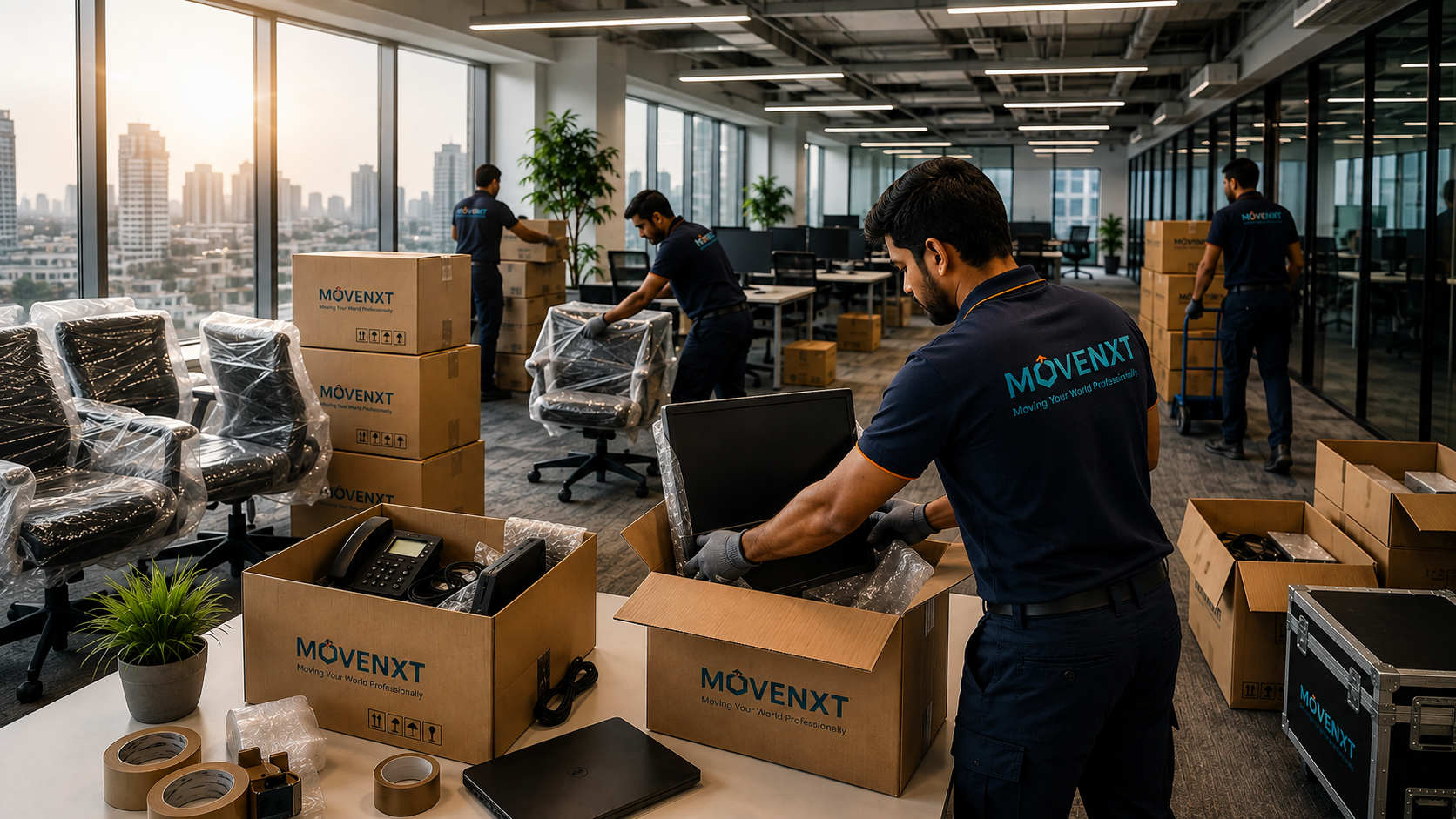 Office relocation India — corporate workplace mobility by MoveNXT
